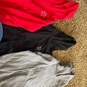 Red and Black Cozy Sweater Set